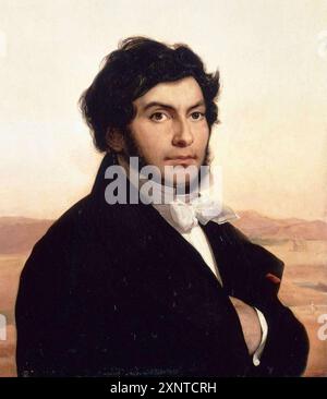 JEAN-FRANÇOIS CHAMPOLLION (1790-1832)  French philologist who deciphered Egyptian hieroglyphics Stock Photo