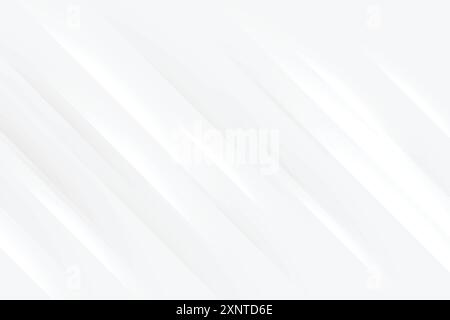 White gray abstract line background Stock Vector