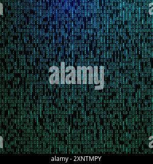 Binary code background. Digital technology, cyber space and big data concept. Stock Photo