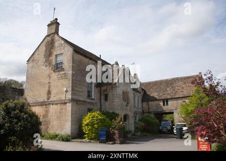 Tithe Barn building in Bradford on Avon, Wiltshire in the United Kingdom Stock Photo