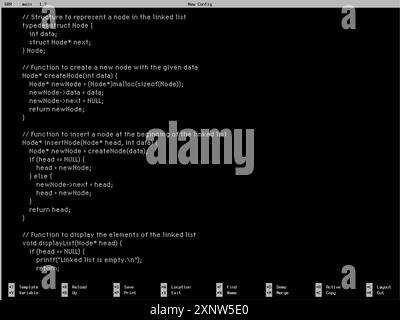 Old Operating System Template with Desktop Environment and Coding ...