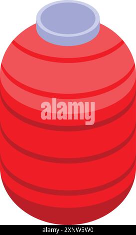 Red chinese paper lantern celebrating lunar new year, spring festival, mid autumn festival or other holidays Stock Vector