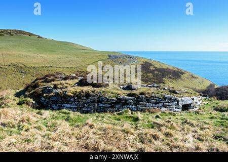 Ousdale Broch, an Iron Age broch near the village of Ousdale, Caithness, Scotland, UK,  A ‘second-phase’ broch, dating to the 3rd to 2nd century BC. Stock Photo