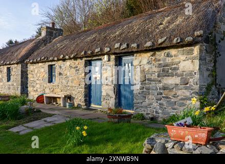 The former post office at the village of Skerray, Sutherland, Scotland, UK. Stock Photo