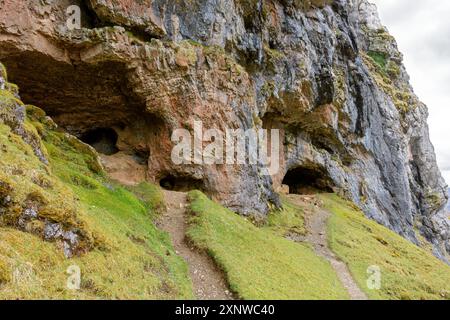 The Bone Caves near Inchnadamph, Sutherland, Scotland, UK Stock Photo