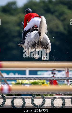 Christian KUKUK riding CHECKER 47, Equestrian, Jumping Team Qualifier ...