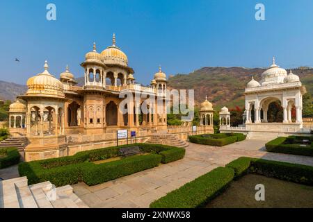 Gatore Ki Chhatriyan, Jaipur, Rajasthan, India, South Asia, Asia Copyright: NeilxFarrin 1126-2277 Stock Photo