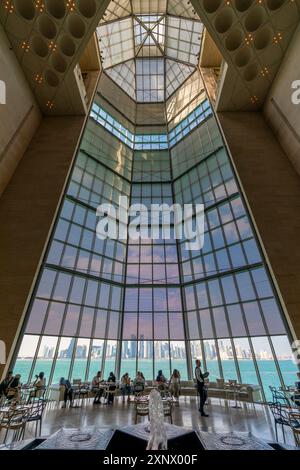 Interior of Museum of Islamic Art, Doha, Qatar, Middle East Stock Photo