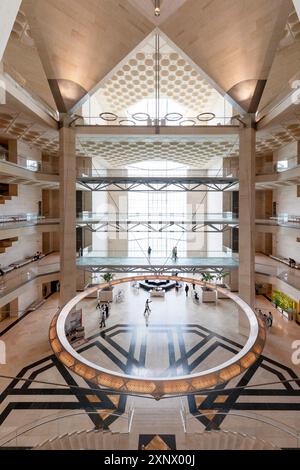Interior of Museum of Islamic Art, Doha, Qatar, Middle East Stock Photo