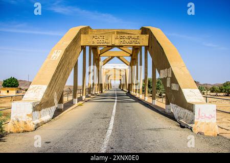 Important river bridge along the road from Massawa to Asmara, Eritrea, Africa Stock Photo