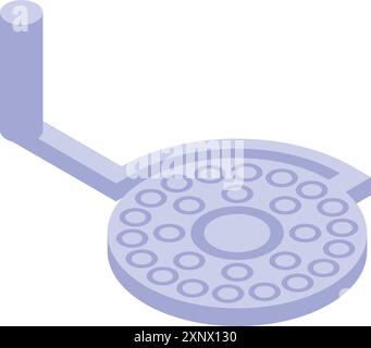 Laboratory equipment showing a petri dish for microbiology research, a concept of scientific experiment Stock Vector