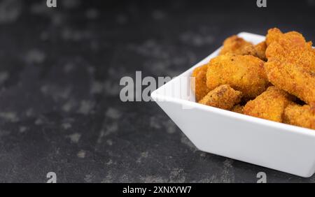 Chicken Nuggets as detailed close-up shot (selective focus) Stock Photo