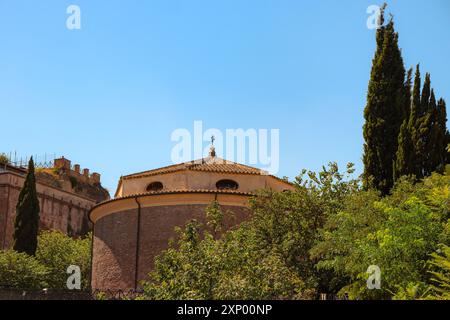 Rome, Italy- July 31, 2019: Church of Saint Theodore, a 6th-century church dedicated to Theodore of Amasea located on the Palatine Hill Stock Photo