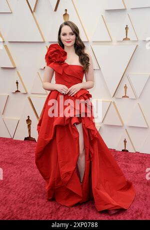 Amy Forsyth at the 94th Annual Academy Awards held at the Dolby Theatre