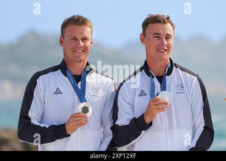 Isaac McHardie, William Mckenzie (New Zealand) Silver medal, Sailing ...