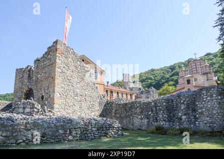 Ravanica Monastery near Senji, Serbia Stock Photo