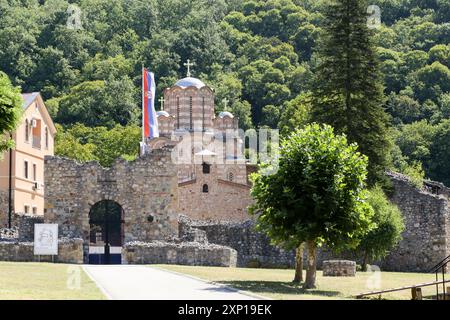 Ravanica Monastery near Senji, Serbia Stock Photo