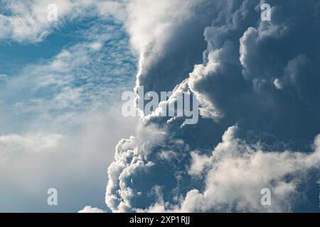 Clouds in Suffolk, England Stock Photo