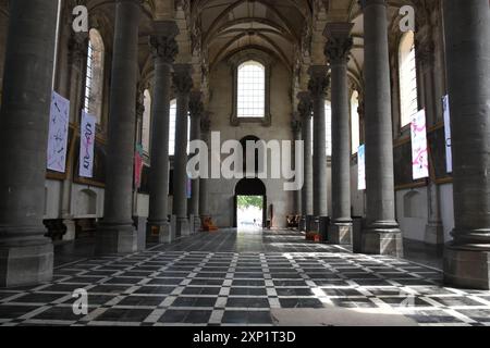 La chapelle des Jésuites est une église désaffectée au culte de style baroque se trouvant sur la place du Saint-Sépulcre à Cambrai (France). Construit Stock Photo