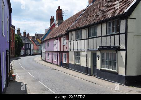 Bridge Street Bungay Suffolk England UK Stock Photo