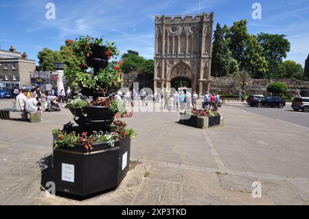 The Abbey Gate Bury St Edmunds Suffolk England UK Stock Photo