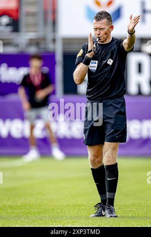 ROTTERDAM, Netherlands. 03rd Aug, 2024. football, Het Kasteel, Dutch eredivisie, season 2024/2025, during the match Sparta - NAC (friendly), referee Allard Lindhout Credit: Pro Shots/Alamy Live News Stock Photo