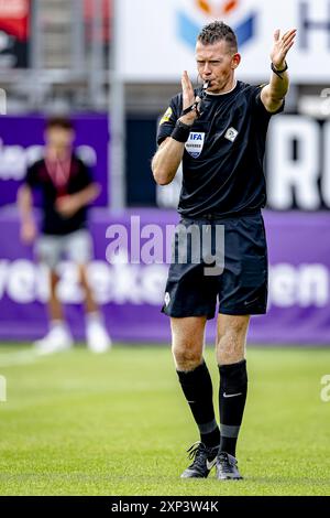 ROTTERDAM, Netherlands. 03rd Aug, 2024. football, Het Kasteel, Dutch eredivisie, season 2024/2025, during the match Sparta - NAC (friendly), referee Allard Lindhout Credit: Pro Shots/Alamy Live News Stock Photo