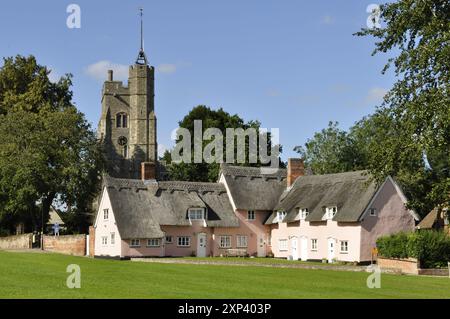 Cavendish green, Suffolk, England UK Stock Photo