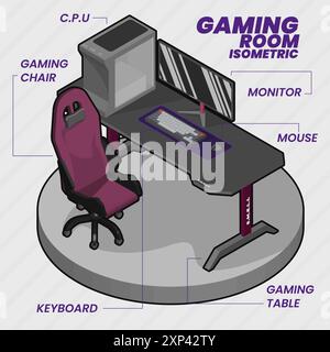 isometric Design collection of home and office appliance Stock Vector