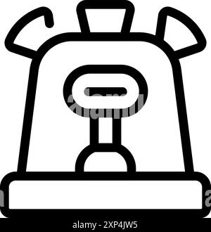 Classic robot toy is waiting to be played with, offering hours of entertainment and fun Stock Vector