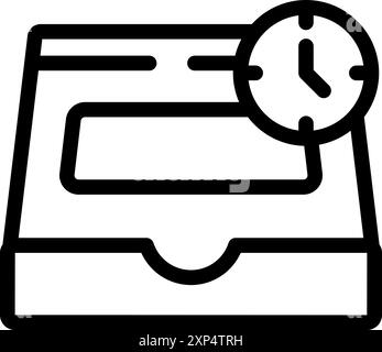 Visual representation of efficient workflow, prioritizing tasks, and meeting deadlines Stock Vector