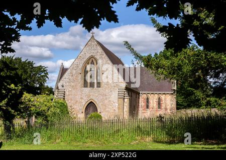 St Mary's Church, Acton Burnell,  Acton Burnell, Shropshire, England, UK. 2024 Stock Photo