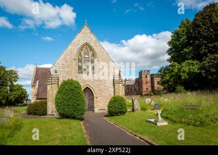 St Mary's Church, Acton Burnell,  Acton Burnell, Shropshire, England, UK. 2024 Stock Photo