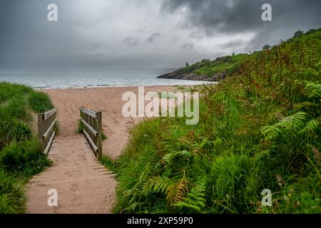 Gairloch Beach In The Village Gairloch At The Atlantic Coast Of The Highlands In Scotland, UK Stock Photo