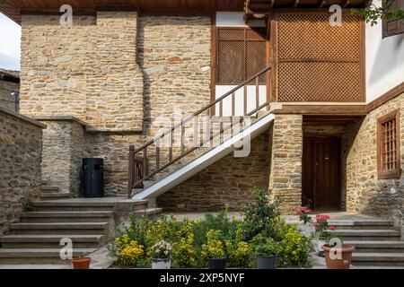 Birgi, Odemis, Izmir Turkey July 10 2024:  Cakiraga Mansion, an example of Ottoman civil architecture built in 1761 and used as a museum today Stock Photo