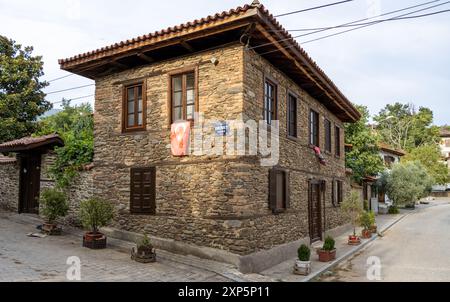 Birgi, Odemis, Izmir Turkey July 10 2024: The historical Birgi Village, famous for its Seljuk and Ottoman architecture houses, is on the UNESCO World Stock Photo