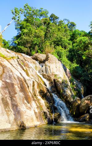 Hin Lad Waterfall. Koh Samui, Thailand Stock Photo