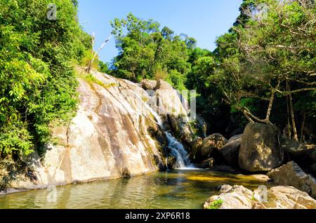 Hin Lad Waterfall. Koh Samui, Thailand Stock Photo