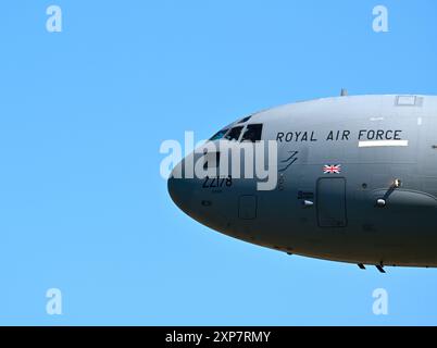 Boeing C-17 Globemaster III from the Royal air Force at the Airtattoo 2024 Stock Photo