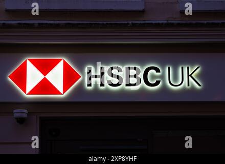 London, United Kingdom - June 25, 2024: HSBC UK is a prominent banking and financial services institution in the United Kingdom Stock Photo