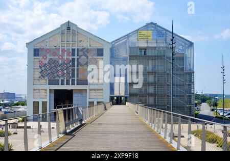 Dunkerque, France 07-18.2024 exhibition center Frac Grand Large Stock Photo