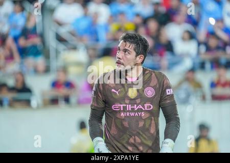 Orlando, Florida, USA, July 30, 2024, Manchester City FC goalkeeper Stefan Ortega Moreno #18 during the 2024 FC Series at Camping World Stadium. (Photo Credit: Marty Jean-Louis/Alamy Live News Stock Photo