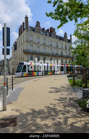 Frankreich, Angers, Straßenbahn Linie A, Citadis // France, Angers ...