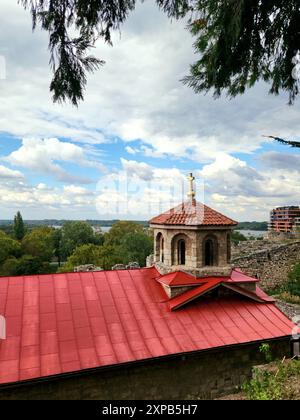 Sveta Petka Church Red Roof Stock Photo