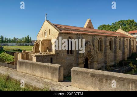 Monastery of Saint Clare the Elder (Santa Clara a Velha) from the 13th century, National Monument in the city of Coimbra, Portugal Stock Photo