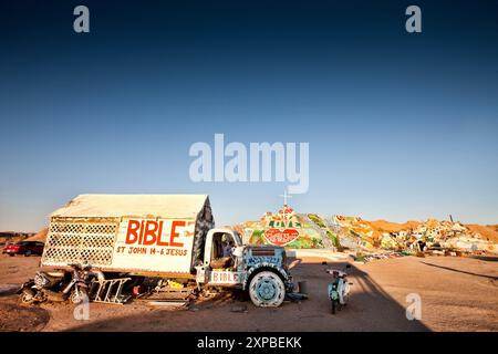 Salvation Mountain, The Salton Sea, California, USA Stock Photo