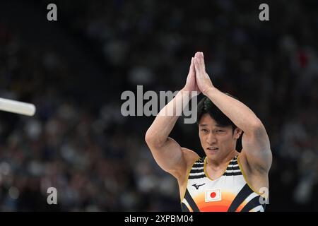 Shinnosuke Oka (Japan) at Parallel Bars, during Artistic Gymnastic, Day ...