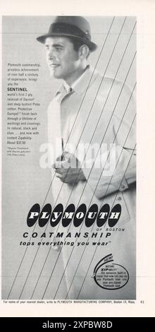 Vintage 'Playboy' magazine November 1962 issue advert, USA Stock Photo