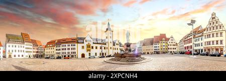 Old city of Freiberg, Germany Stock Photo