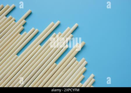 Abstract background made of sticks in the form of a business graph. Stock Photo